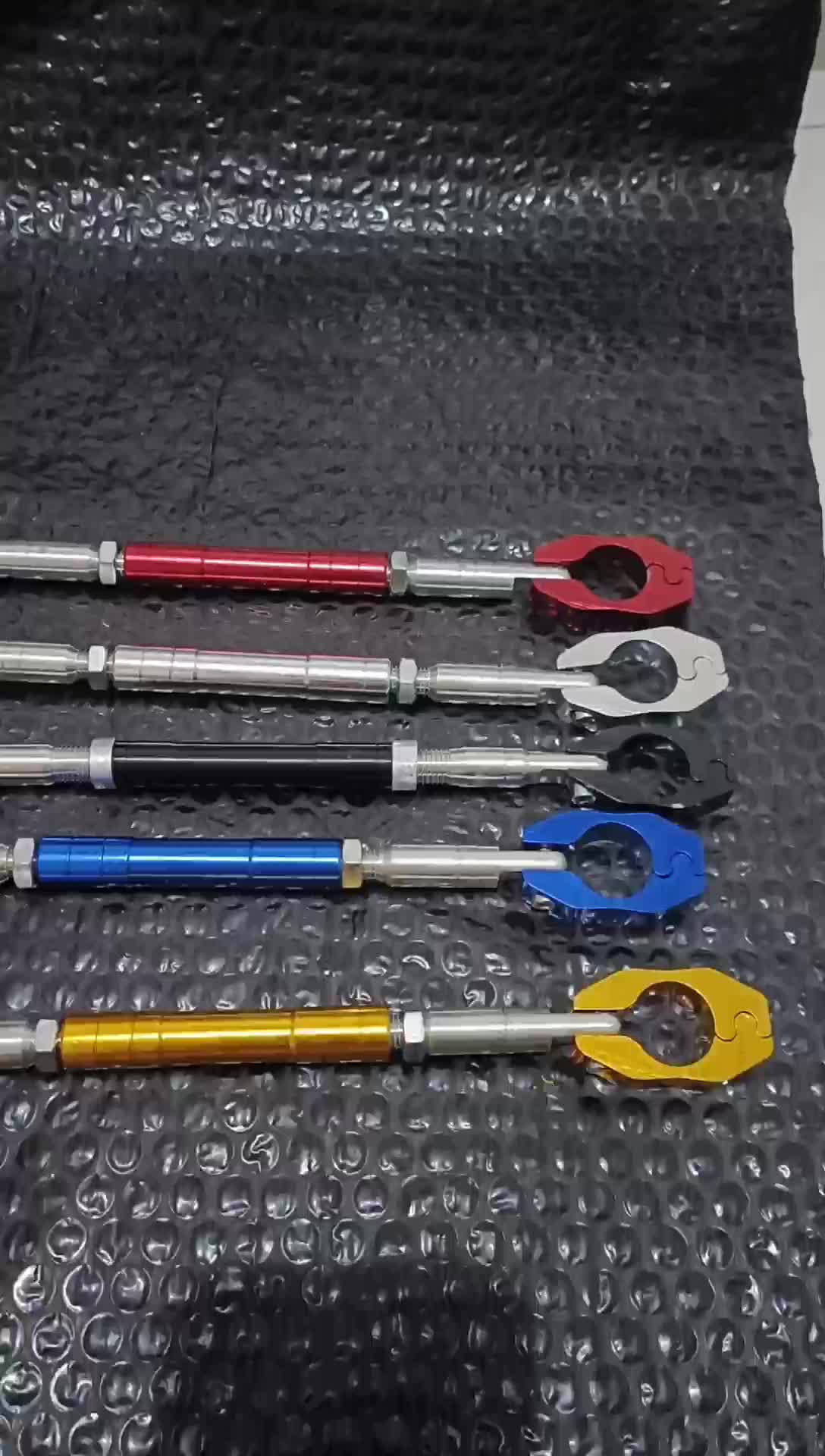 Paket Palang stang motor universal stabilizer stang full cnc palang stang stelan + gantungan barang  tekuk pcx