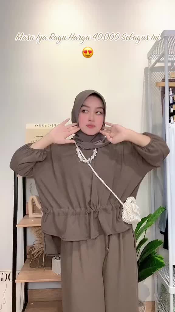 Blouse Jennie | Atasan Wanita Kerut Cringkle Airflow | Blouse Serut Depan