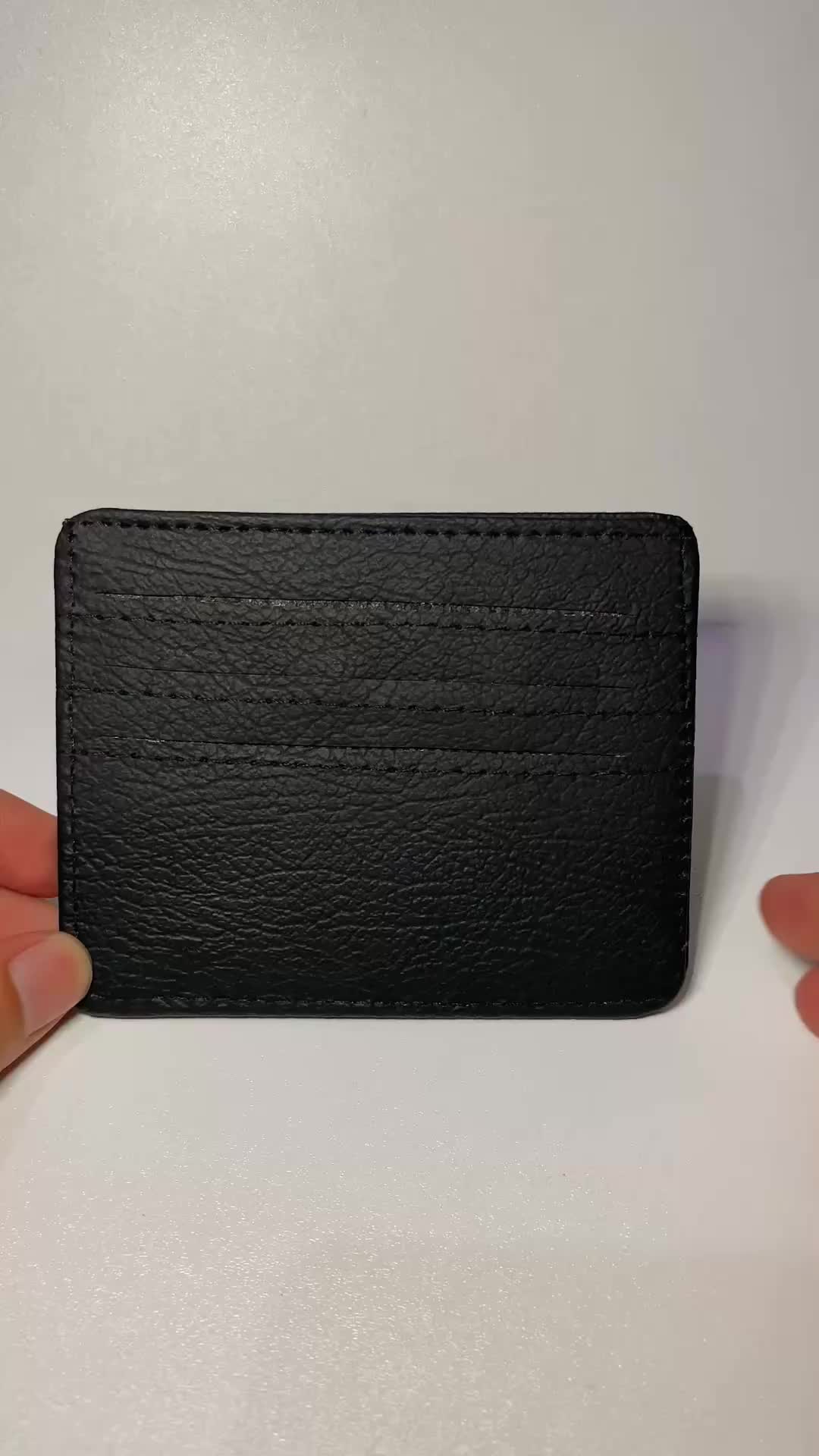 ￼CARD HOLDER 6 SLOT + 1 SLOT MONEY DOMPET KARTU Kulit Uang
