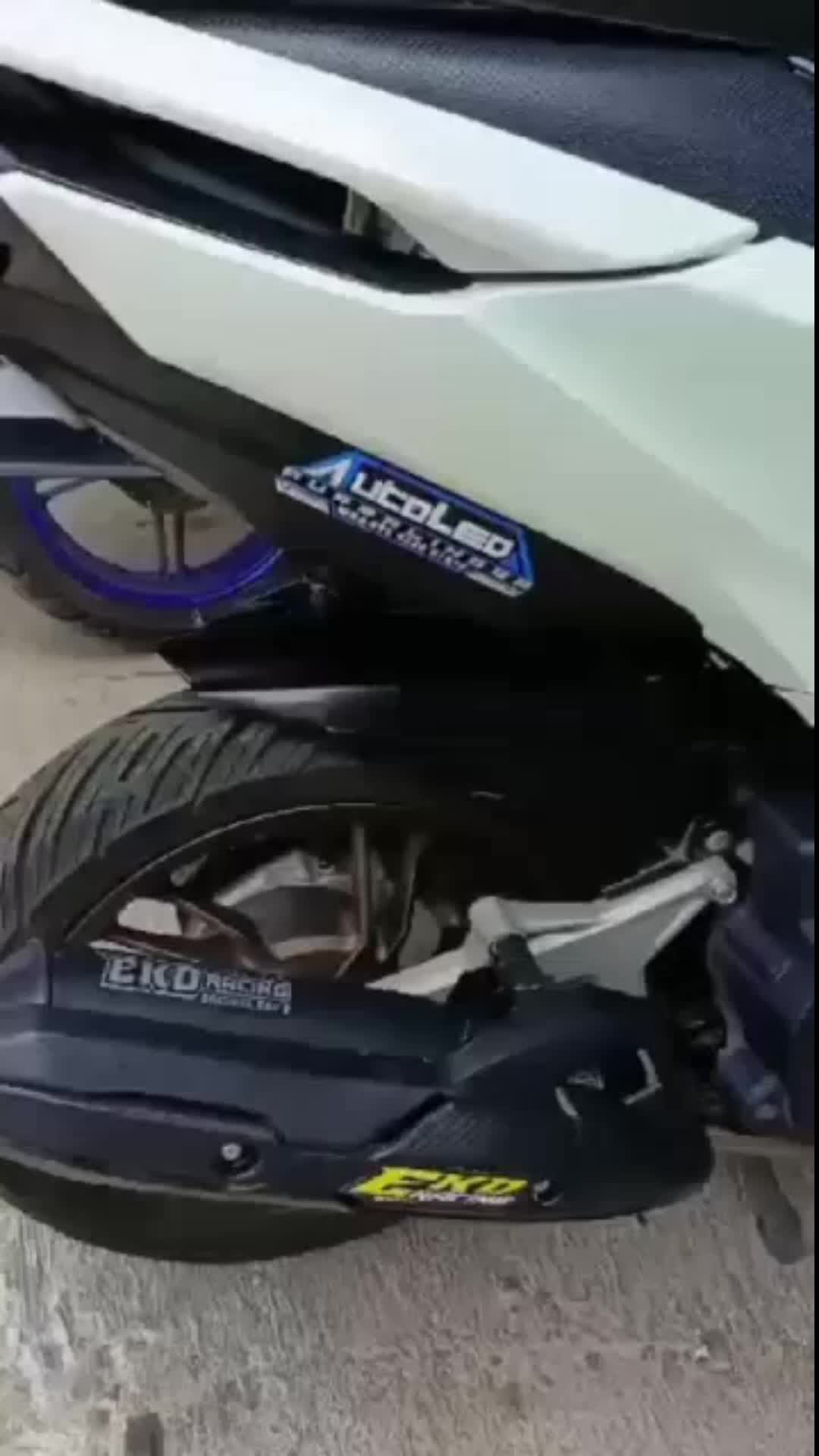 knalpot STANDAR RACING original EKD RACING untuk nmax Pcx vario scoopy Beat mio Kendaraan Mesin Motorcycle