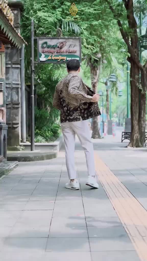 BATIK ARKANZA STORE Motif Astana Kala Kemeja Batik Pria Lengan Panjang Slimfit Premium Bahan Katun Lapis Furing Baju Nyaman Baju Nyaman