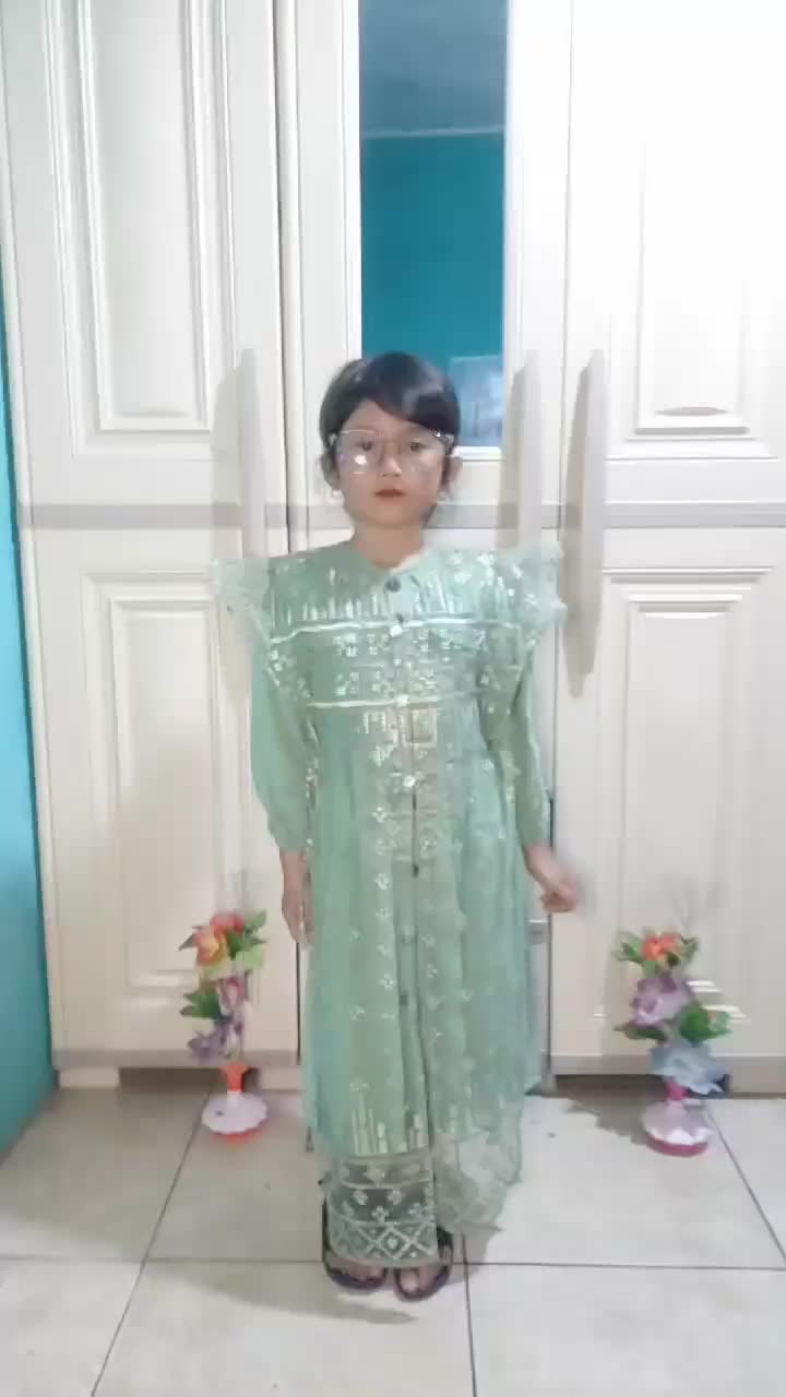 By Cikal - Outer Brukat Olla Anak Terbaru/ Outer Brukat Mewah Anak // Ootd Kondangan,Hari Raya