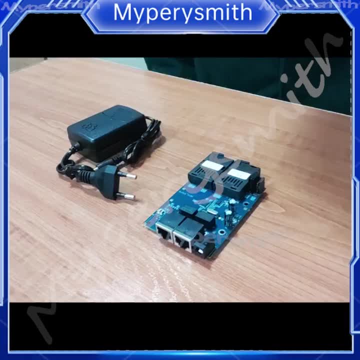 [POE] Pcb Htb 2 Fo 2 Lan 10/100 Mpbs 2F2E Media Converter 2 Fo 2 Lan