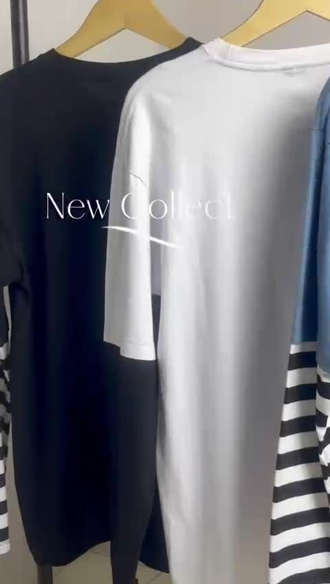 Gen-Z Clthing T-shirt Fight Or Loser Double layer  long sleeve  Hitam Putih  Abu Biru 24 s Cotton Combed Premium Quality Unisex Pria Wanita