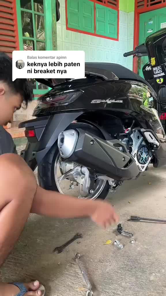 Breket Knalpot Stylo160 Motorcycle