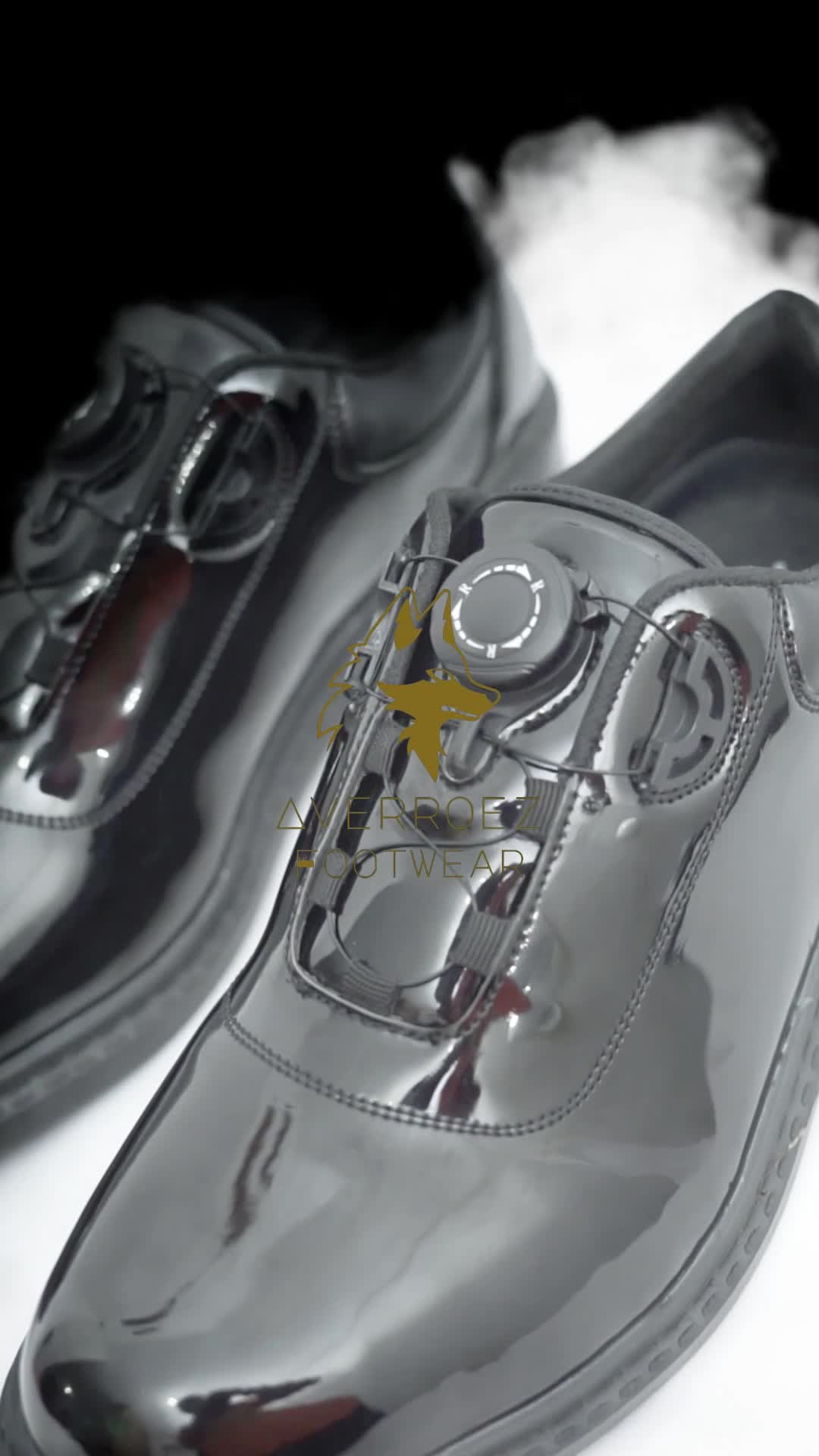AVERROEZ FOOTWEAR Sepatu PDH  Tali Putar Outsole Anti-Slip Bantalan Belakang Stylish & Nyaman Cocok Untuk Acara Formal