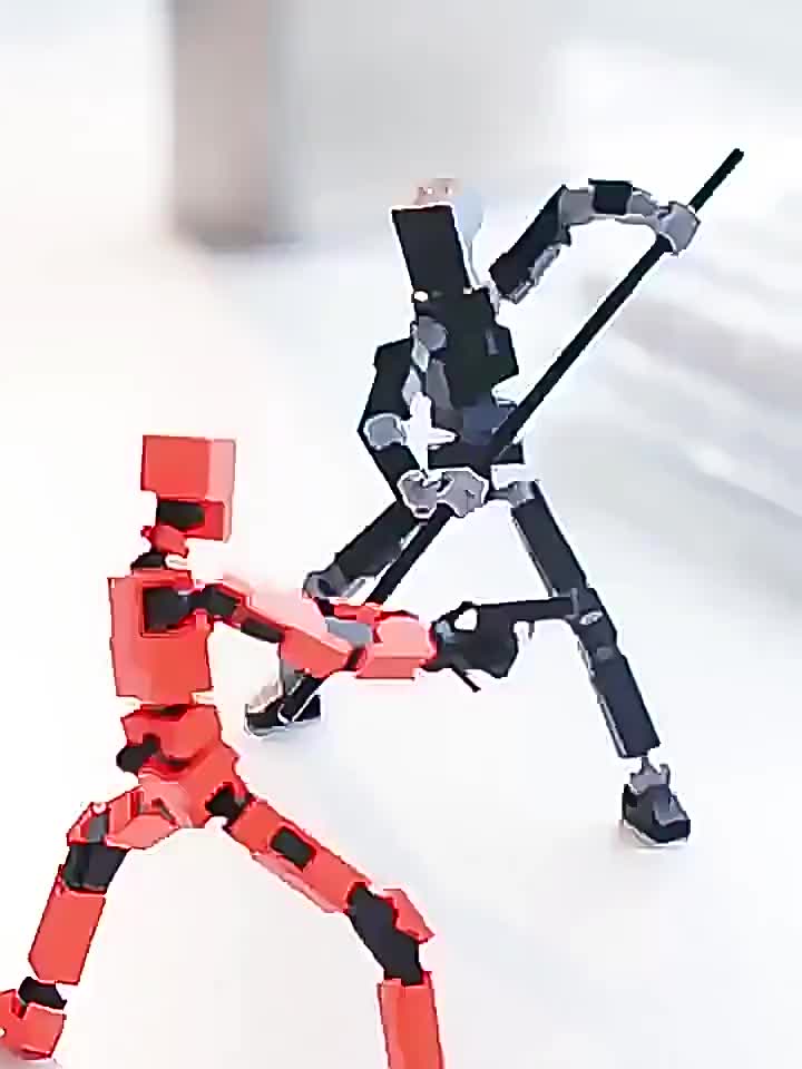 Articulated 13CM Multi-Jointed Movable Shapeshift Robot 3D Printed Statue Action Figure 3D Printing toys Manekin 3D Movable Mannequin Dummy13