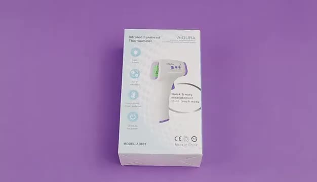 Termometer Inframerah Dahi LED Non Kontak – Alat Ukur Suhu Tubuh Digital untuk Bayi & Dewasa di Rumah maupun Luar Ruangan