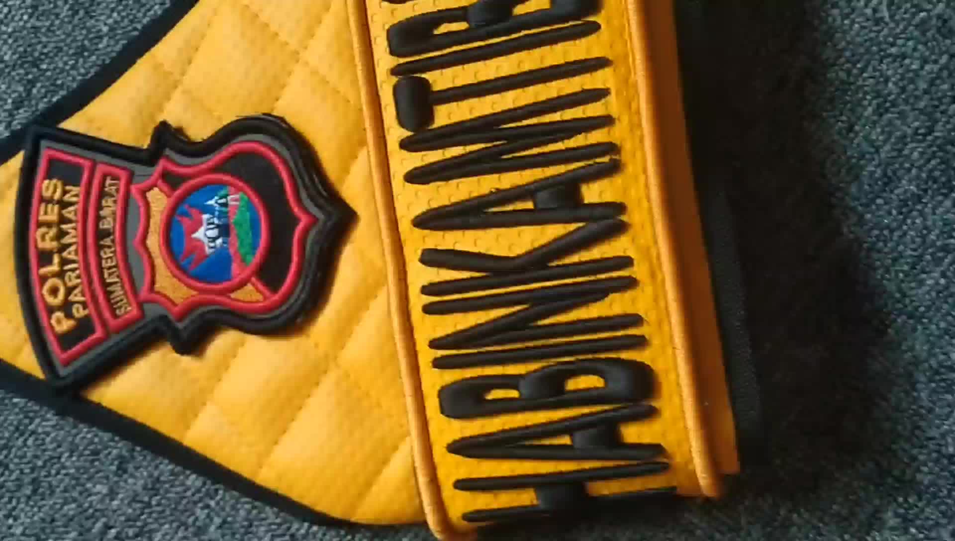 banlengan bhabinkamtibmas bahan kulit MBTach BUSA REQUES LOGO KESATUAN