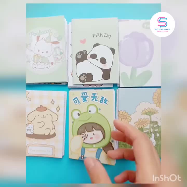 Buku Kecil Scrapbook Notebook Mini A7 Buku Catatan Kecil Notes 8 Lembar Alat Tulis Sekolah Kertas Paper Stationery