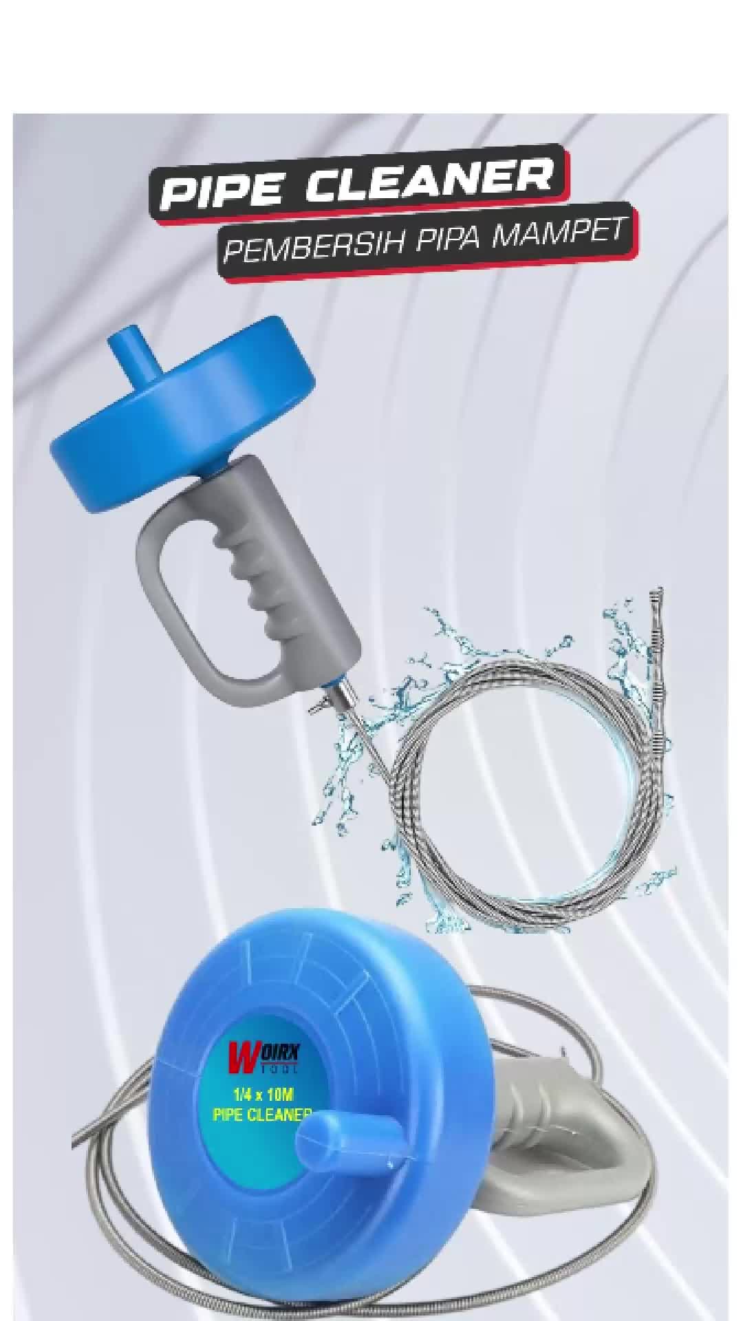 Pipe Cleaner Alat Pembersih Saluran Pipa Mampet 5M 10M WOIRX TOOL