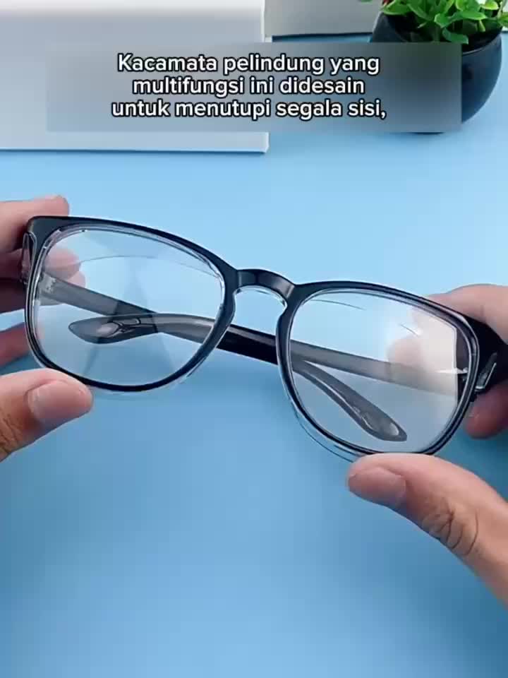 【Toko Resmi YJ】kacamata Antidebu dan angin APD cocok saat berkendara dan pemulihan operasi katarak P88