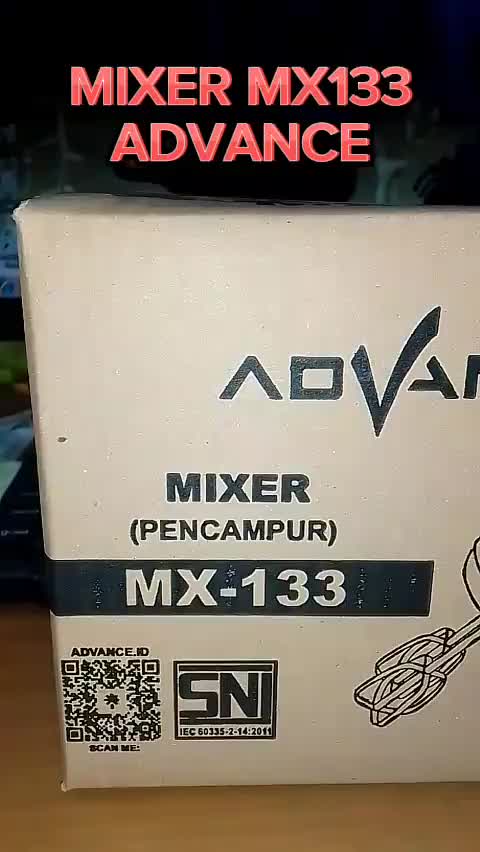 Hand Mixer Advance MX-133 MX133 Alat Pengaduk Adonan Kue Roti (7 Speed) Murah Mixer tangan