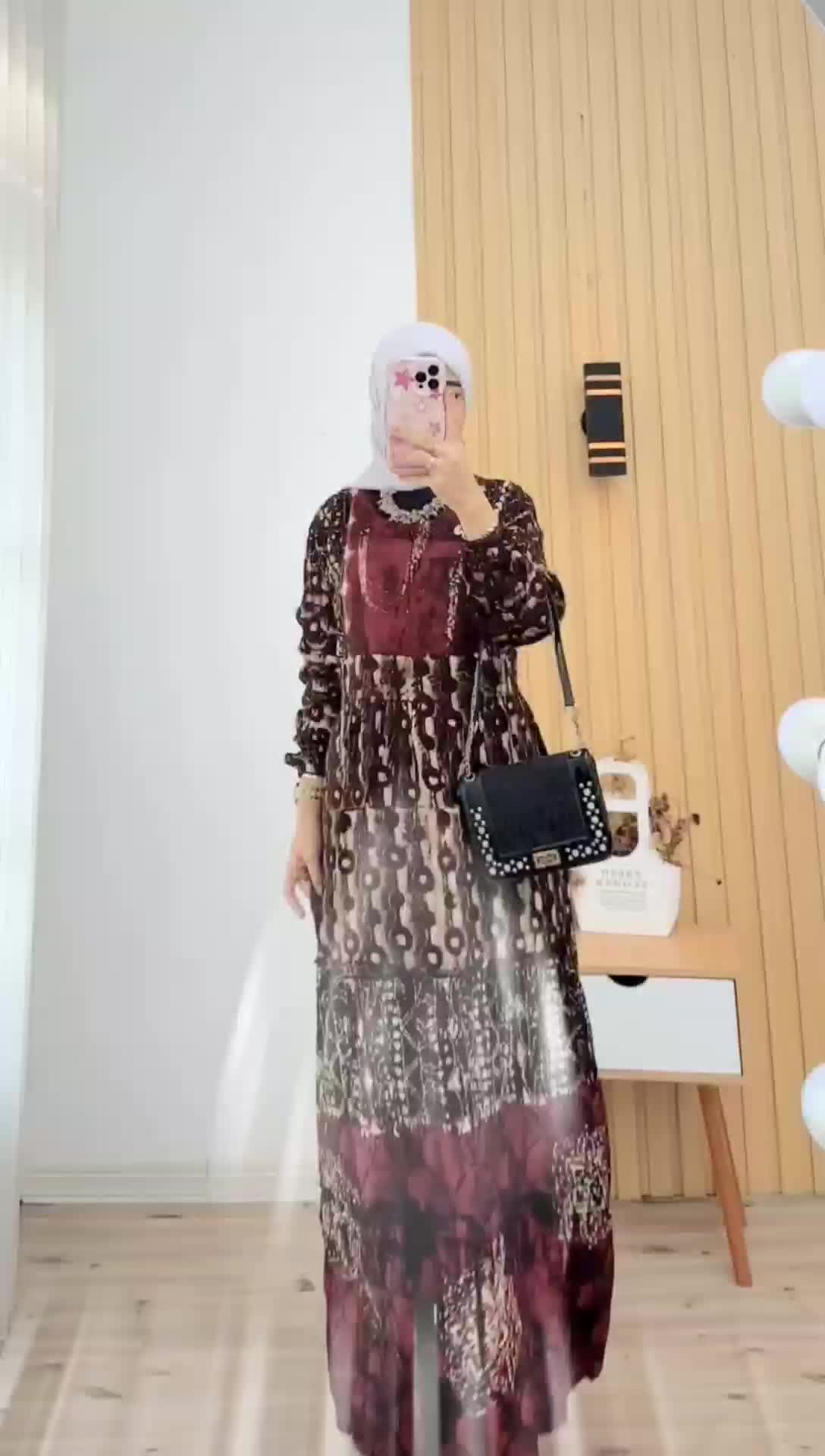 Zaneera Batik - Gamis Twill Ori Berkualitas Cap Malaman Pekalongan Rayon Premium Tebal Dress Muslim Wanita Model Susun Rempel Busui Friendly Karet Lembut Motif Nyaman