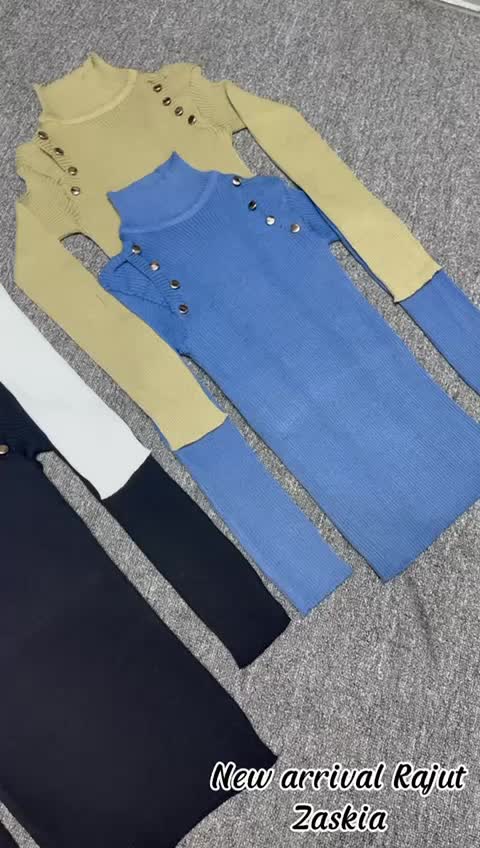 Belleza Outlet baju outfit cewek baju atasan wanita baju Rajut Zaskia Turtleneck Premium