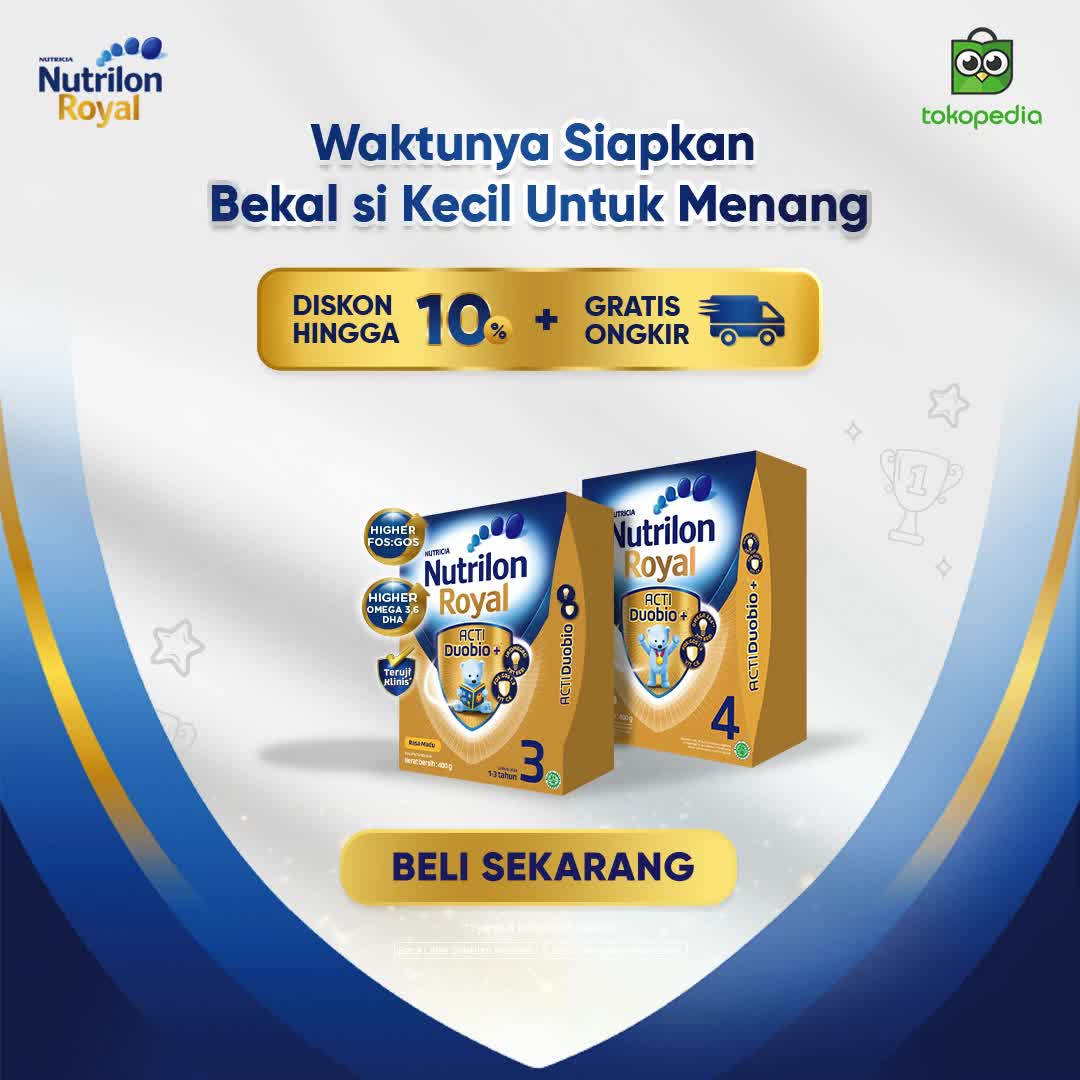 400GR Nutrilon Royal 4 Vanilla | Susu Pertumbuhan 3-6 Thn