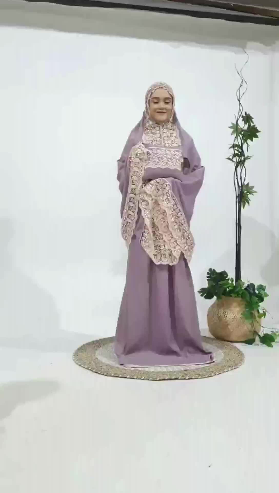 Mukena dewasasiren katun mikro premium jumbo