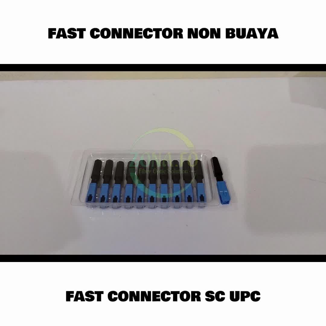 Fast Connector SC UPC Fiber Optic SC UPC Konektor Fiber Optik Konektor