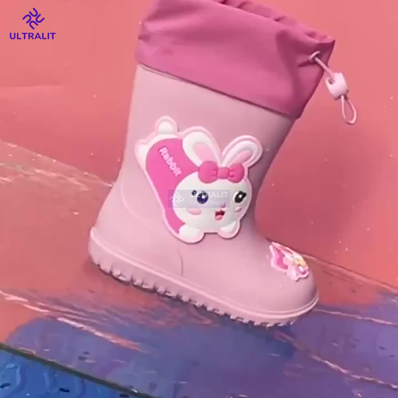 ULTRALIT CARL Cute Childrens Rain Boots/ Sepatu Boot Hujan Anak / Sepatu Hujan Anak