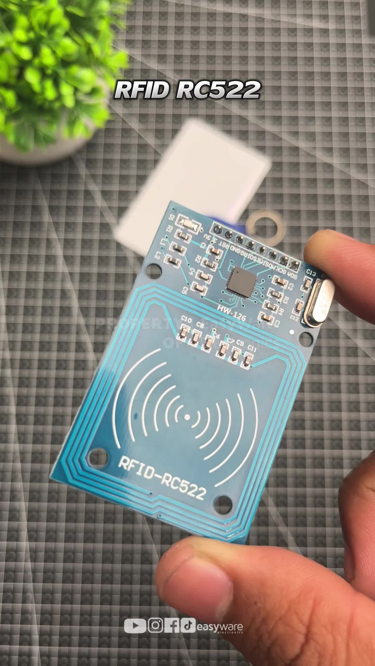 RFID Module Reader dan Writter RC522 13.56MHz Read & Write Module