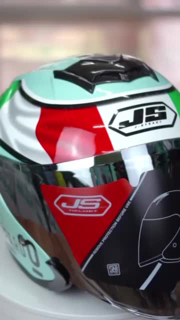 [ Spesial Rombongan Nyeni SAMPITAK ] Helm JS ARMOR Motif Leopard Grey Glossy - Half Face SNI