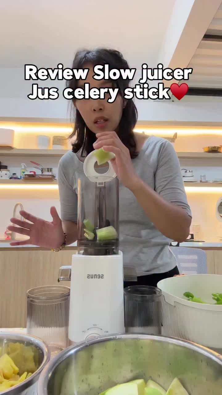 Senus Slow Juicer pengekstrak buah tanpa ampas