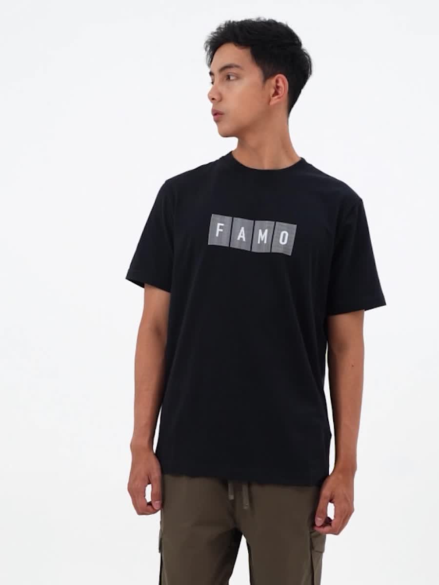 Famo Kaos Pria Lengan Pendek Katun Regular Fit OL-C210324 Casual
