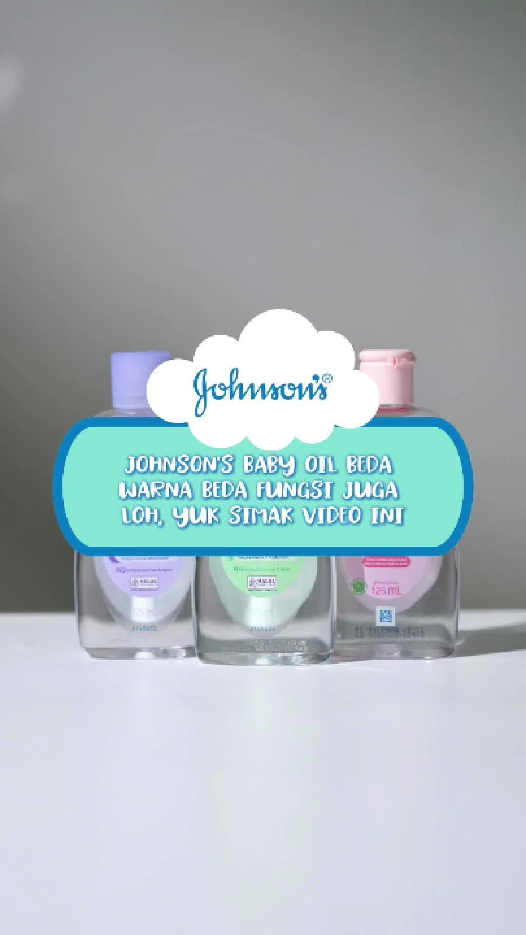 JOHNSON'S Baby Bedtime Oil 125 ml - Minyak Pijat Bayi dengan Wangi Lily & Jasmine