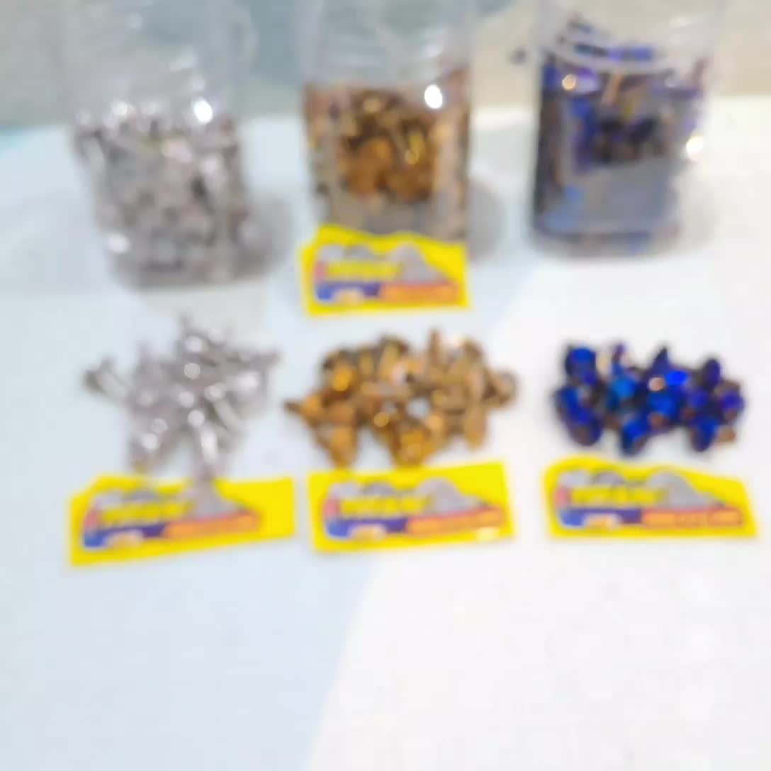 Baut Probolt Model Bintik untuk Plat Nomor motor universal cover knalpot dasbor cvt drat 10 panjang 1,5cm