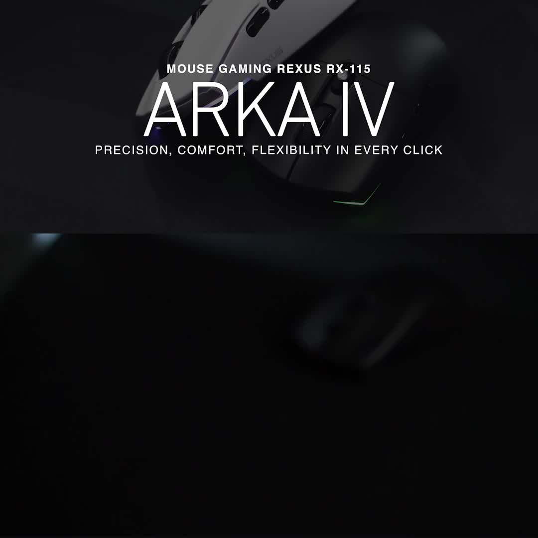 Rexus ARKA IV / RX-115 Mouse Gaming Wireless Triple Connection PAW3311