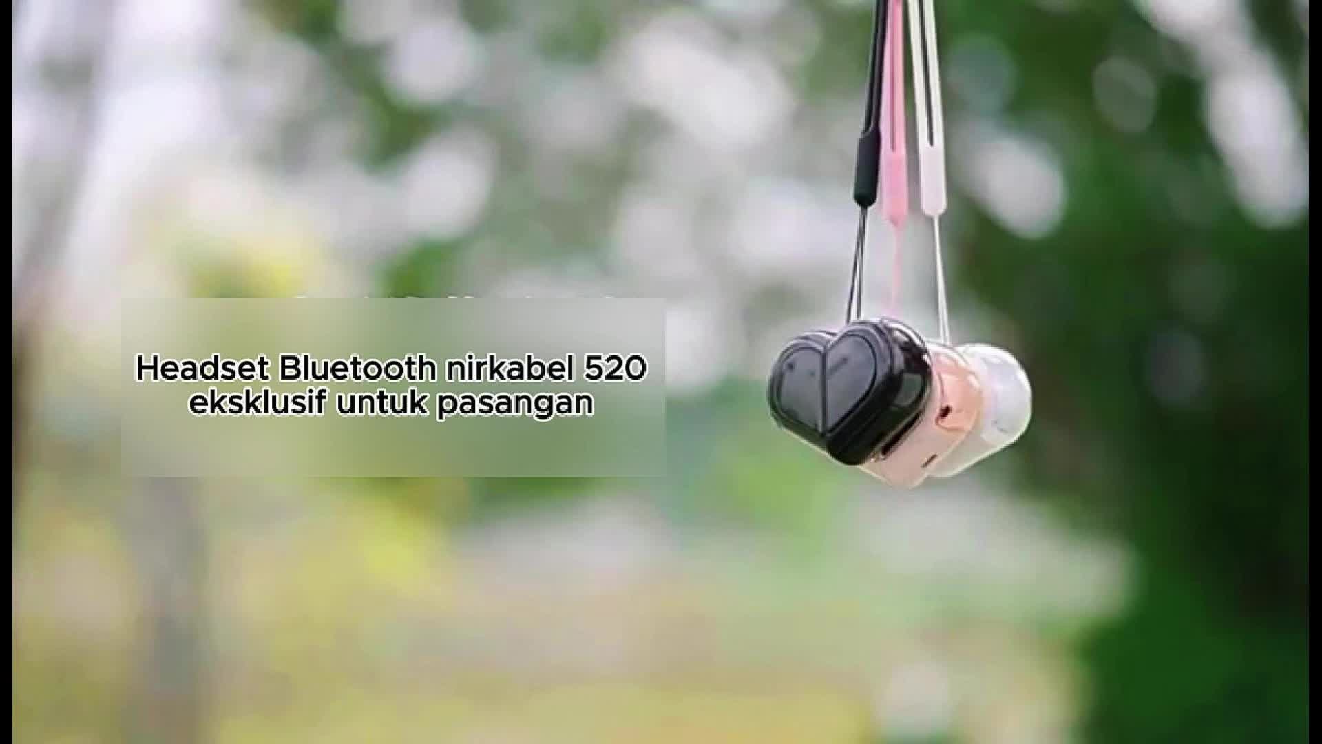 CoYn EP39 Earphone Bluetooth Kreatif yang Dapat Diputar, Earphone Nirkabel Love TWS 5.3, Earphone Deformasi