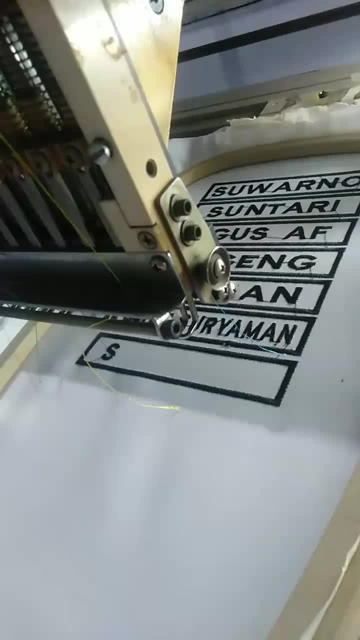 BORDIR NAMA SESUAI PESANAN. NAMA SATPAM. PEKERJA. JAKET DLL