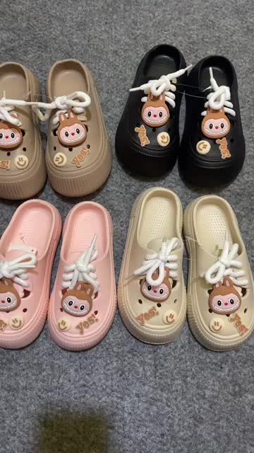 Sandal sepatu labubu trendy anak perempuan sendal sepatu tali labubu best seller Fashion