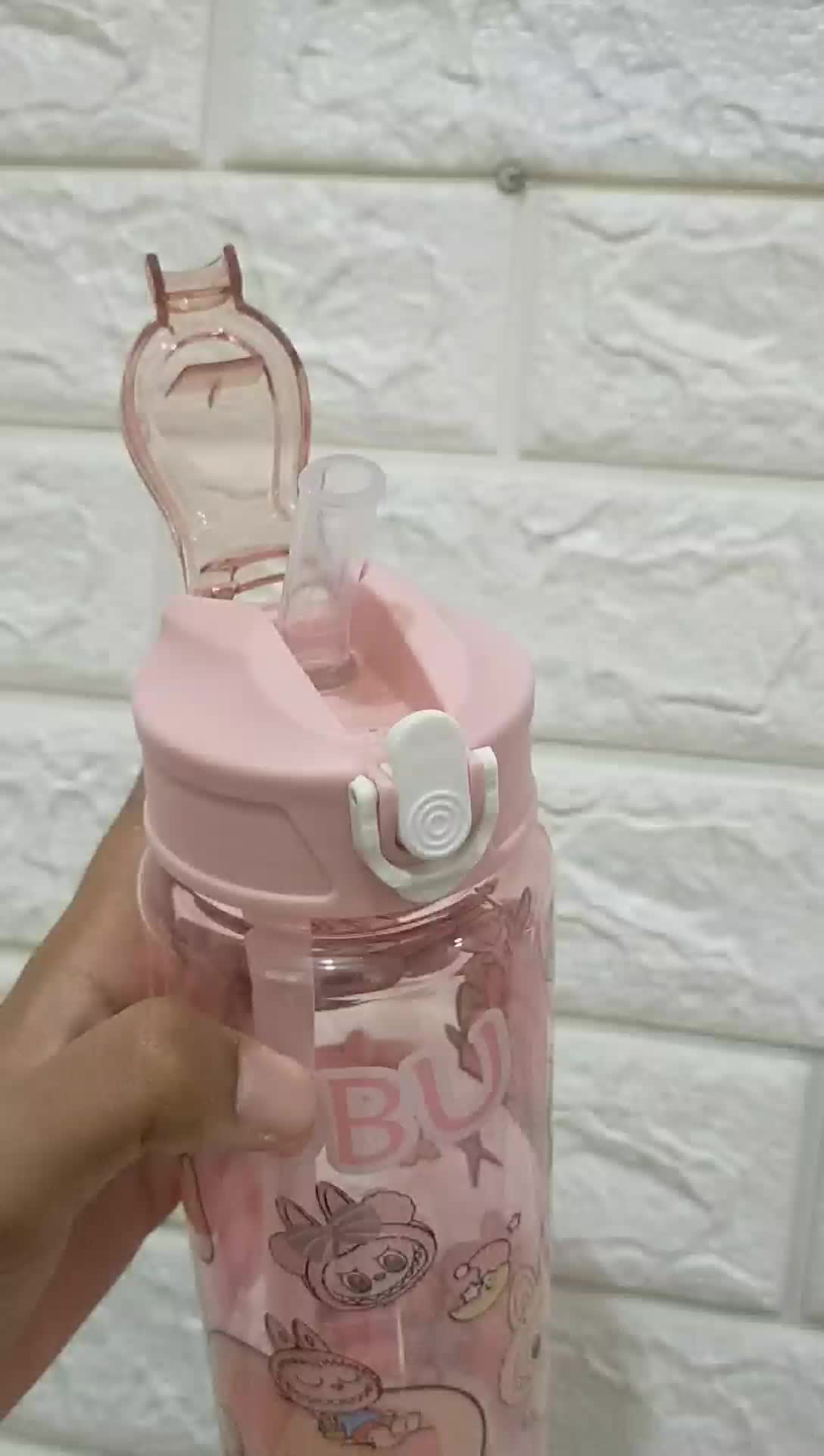 Botol Minum Anak Karakter Labub@ Viral 900ml