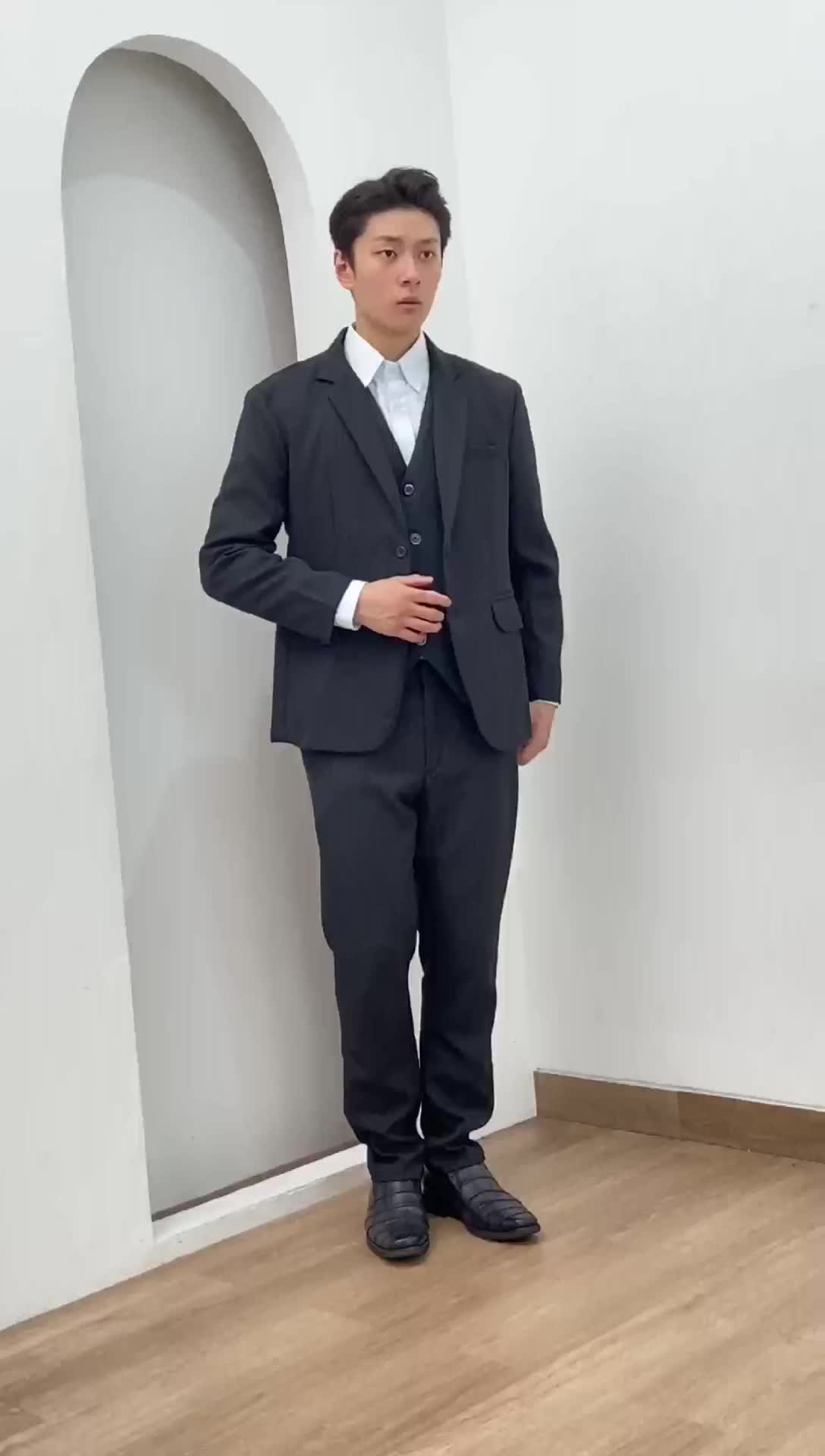 FORMALE.ID Setelan Jas Pria 3in1 Jas,Rompi,Celana Slimfit Set Jas Formal Hitam Casual Jas Wisuda