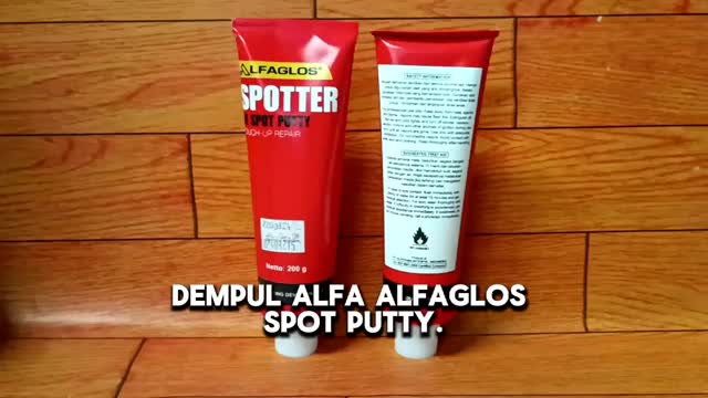 Dempul Alfagloss Spotter Putty Odol 200gr Dempul Motor Dempul Mobil Siap pakai Alfagloss Car