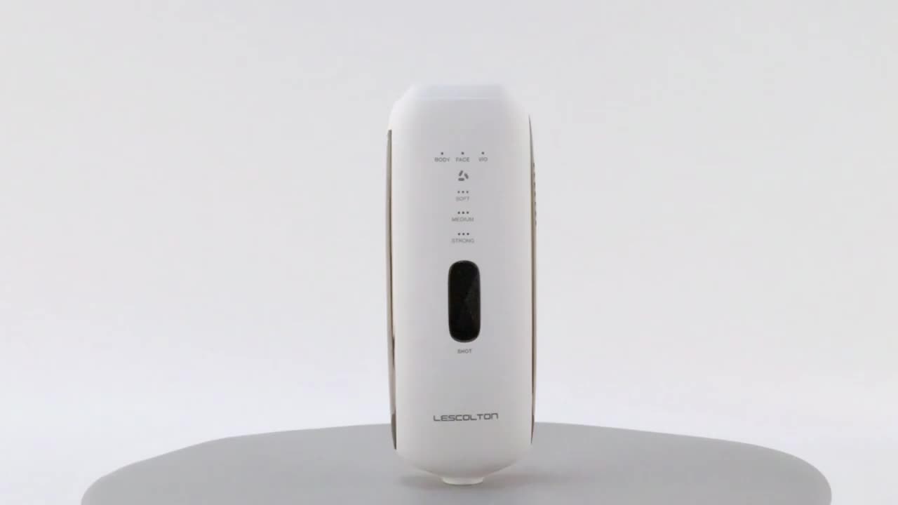 LESCOLTON New IPL Epilator Laser Cooling Permanent Hair Removal Bikini Trimmer Electric Women Men Depilador a laser Home Use Jam Kuning Merah Flash Wajah Cepat Lampu