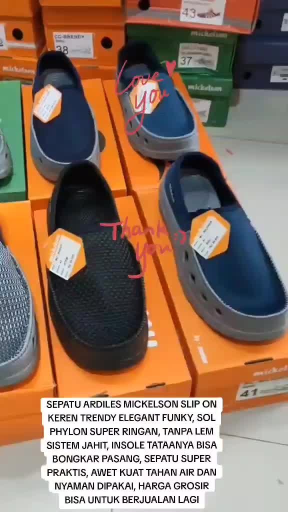 SEPATU PRIA MICKELSON BY ARDILES TERBARU SLIP ON TRENDY KEREN ELEGANT  Tanpa Hak