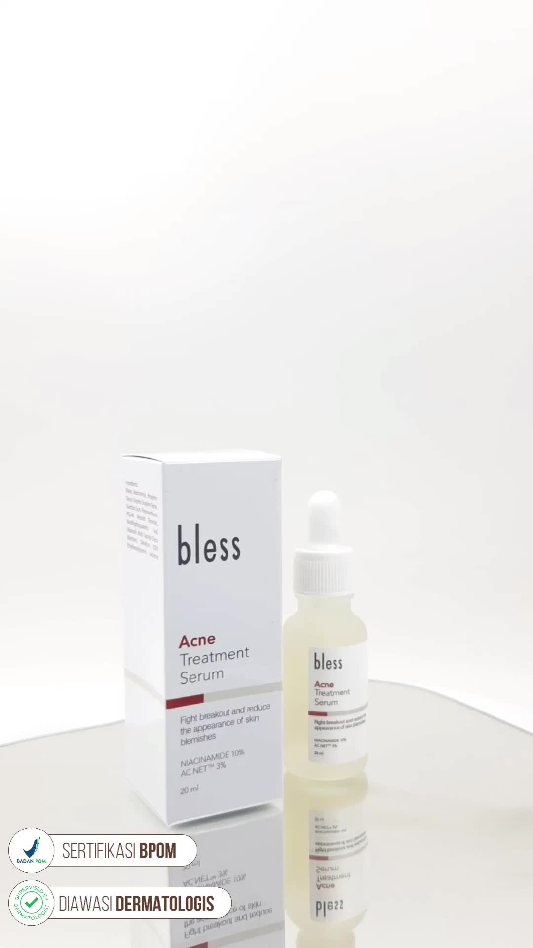 Bless Acne Treatment Serum 20ml | Serum untuk Jerawat Acne
