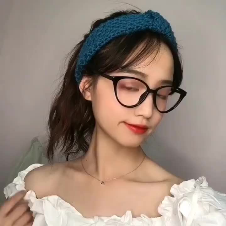 PL-AR002 "PROMO"Kacamata Korea Wanita Anti Radiasi Photocromic Wanita Fashion Cat Eye Eyeglasses