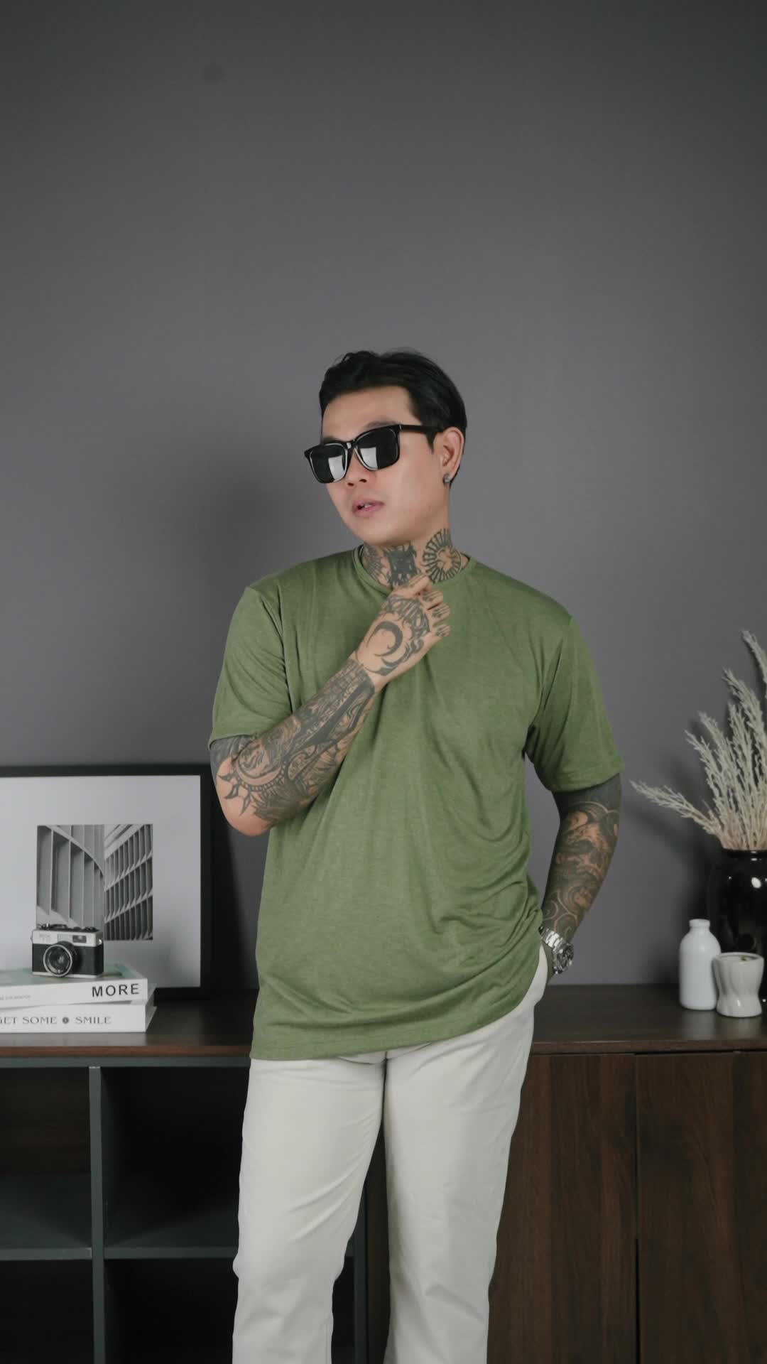 Mybasic - Kaos Kancing Misty Lengan Pendek with 100% COTTON TWOTONE 30S