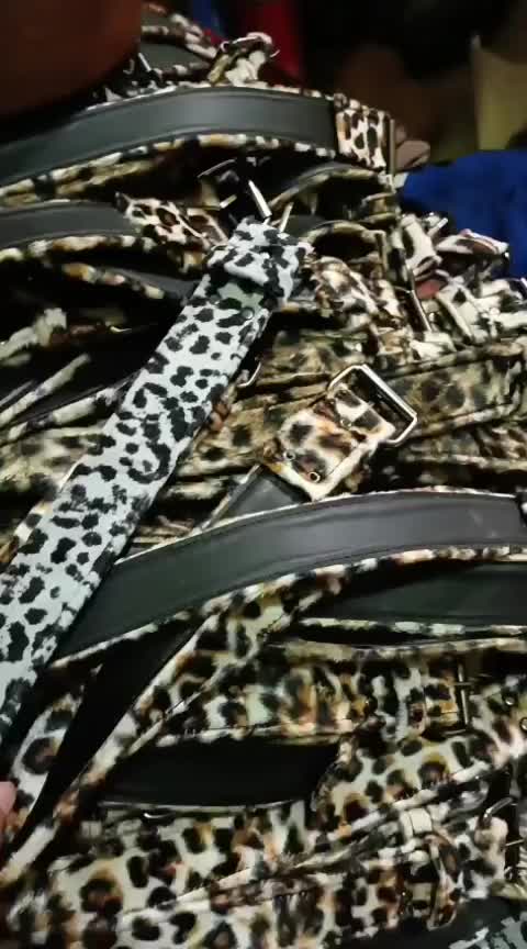 Ikat Pinggang/Belt/Sabuk/Gesper Motif Leopard Unisex