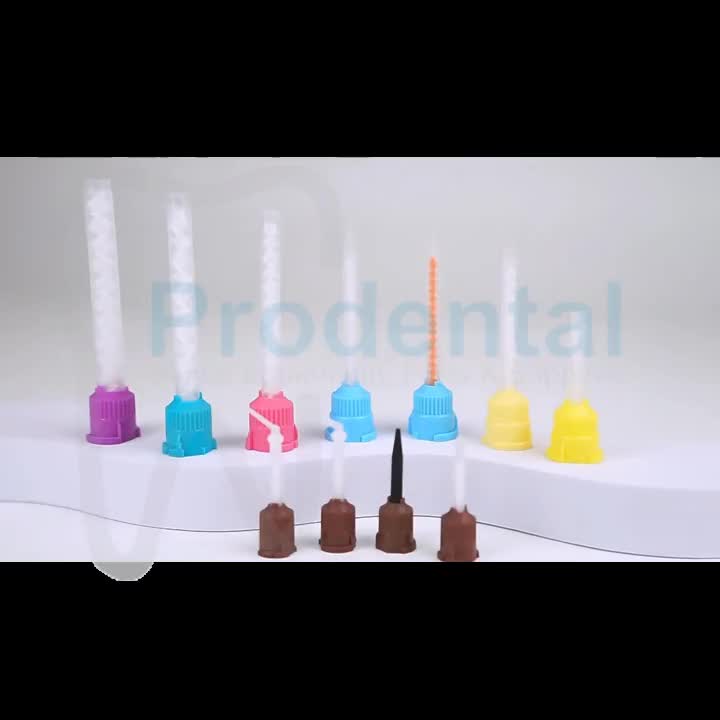 Dental mixing tip double impresion disposable mixing tip dental