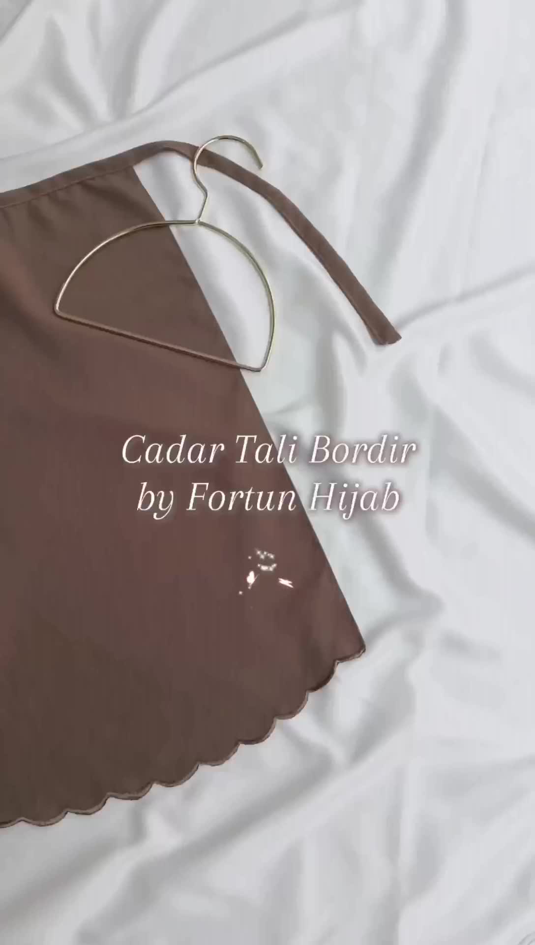 Cadar Tali Bordir by Fortun Hijab