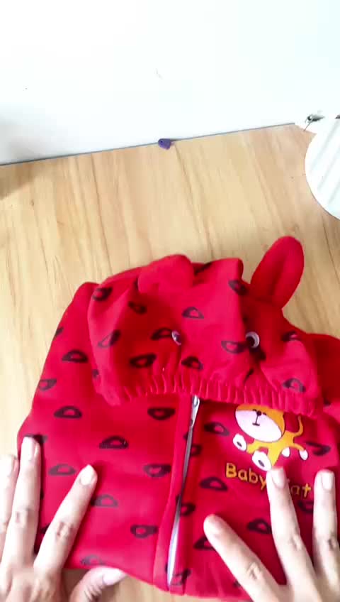 0-2 TAHUN FREE ONGKIR COD JAKET ANAK BAYI BALITA  - Jaket Bayi Baby BEAR / baby BEAR 3 WARNA / jaket anak biru merah perempuan lengan bulu Ritsleting Gray