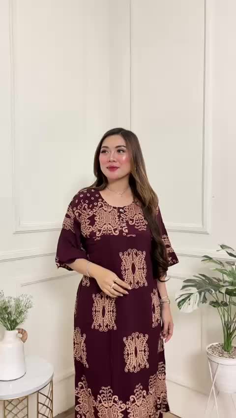 Daster jumbo wanita busui ld 130 oversize daster Rayon premium DSC