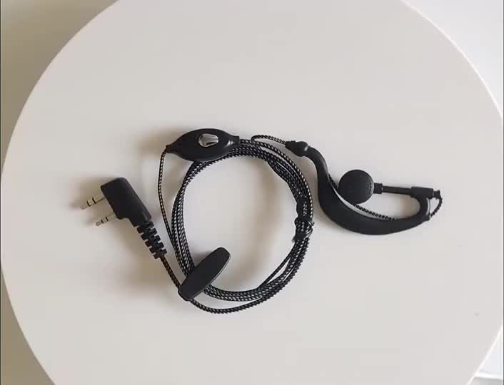 Headset Earphone K-Plug Wired Two Way Ham Radio Earpiece For Baofeng BF-888S UV5R Walkie Talkie 992 Earwear  For BF-888S UV5R UV82 Quansheng UV-K5 UV-K6
