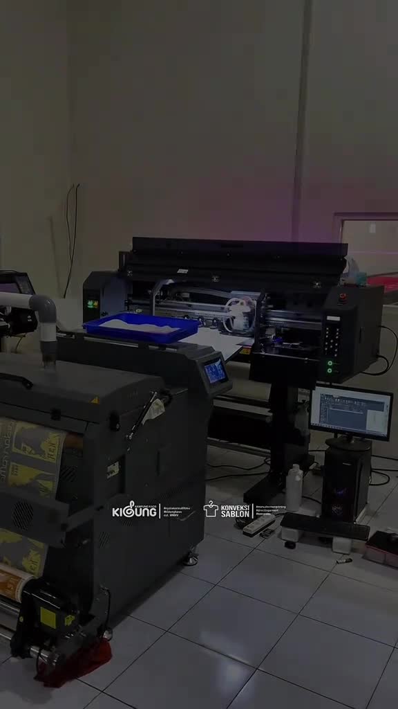 Jasa Cetak Print DTF Sablon Custom Permeter Lebar 58cm, 30cm, A4, & A3, High Quality 9 Pass Murah Cetak DTF RGB Meteran Sablon Siap Press Kidungkaos