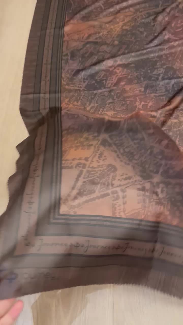 JOURNEY RAYA GRADASI TERBARU Series Square Voal Muslim kerudung motif