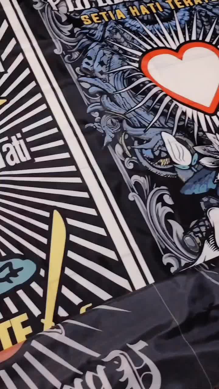 Bendera PSHT Termurah | Bendera Castom Kain 100x150cm